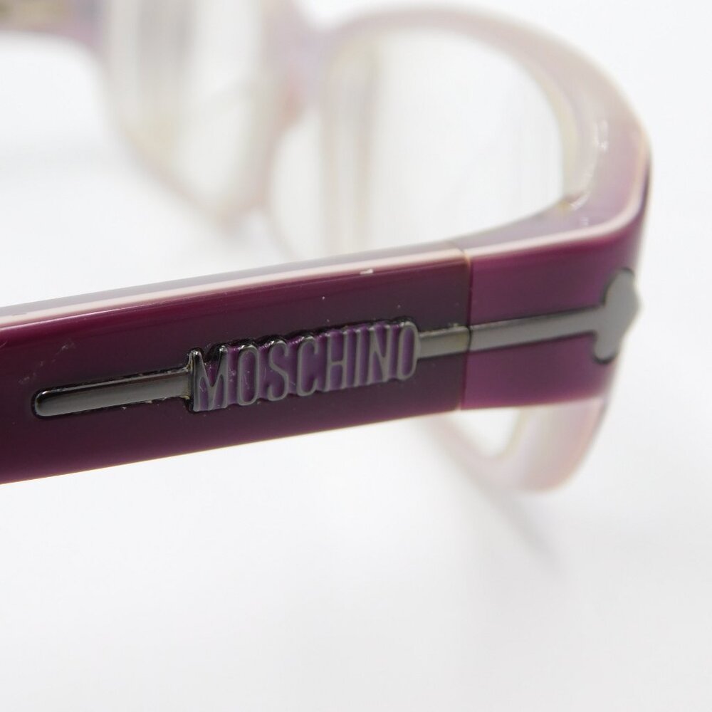 Moschino Rectangle Frames | Purple & Pink | Rx Ey… - image 6